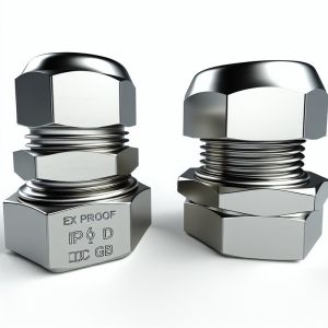 Buy cheap II 2G Ex Db Eb IIC T6 Gb II 2D Ex Tb IIIC T80°C Db Ex Proof Cable Gland Single Wire Armor product