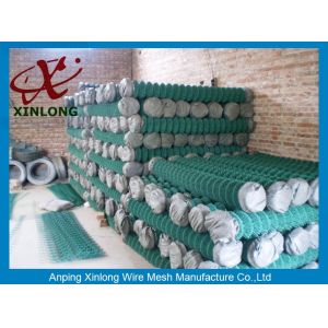 Buy cheap Green Metal Steel Chain Link Fence PVC Coated For Playground 50 * 50mm from wholesalers
