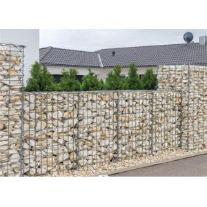 Buy cheap 2x1x1Meter 2.5mm Wire Welded Gabion Basket Retaining Wall from wholesalers