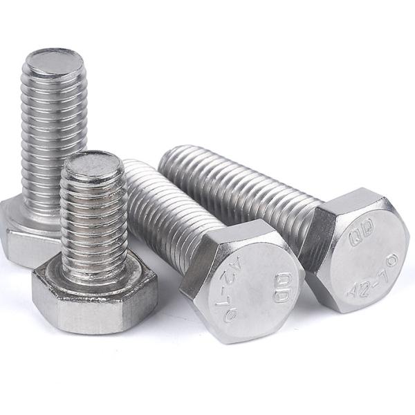 Quality Structural Unc Thread Din933 304 Stainless Steel Bolts for sale