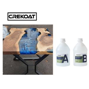 100% Solid Epoxy Resin Deep Pour Casting For Wood Table Art