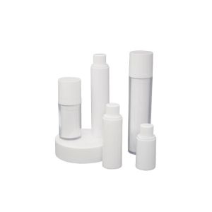 15ml 30ml 50ml Airless Bottle Refillable System Round Shape