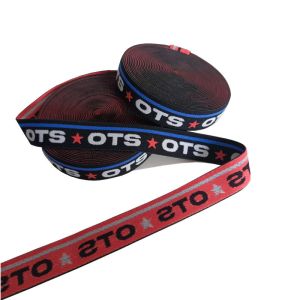 Buy cheap High Tenacity Jacquard Elastic Webbing 2cm-6cm Nylon Elastic Black from wholesalers