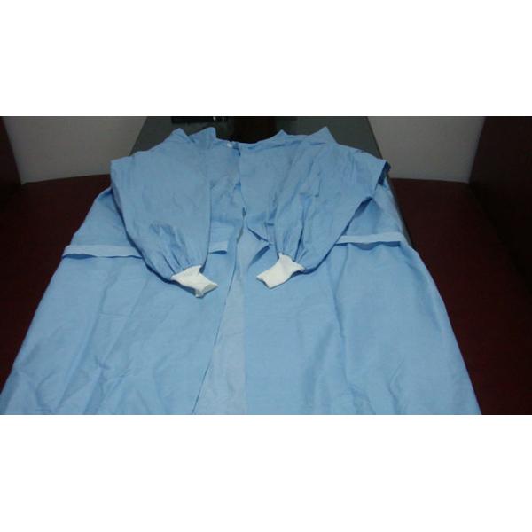 Urology Surgery Green Surgical Gown Non Woven Fabric Material Anti - Pull