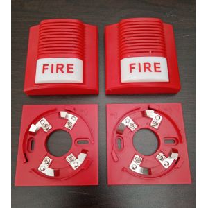 Buy cheap ABS material Red Audio & Visual Alarm Apparatus SM501 addressable AV Sounder with Back Base Box from wholesalers