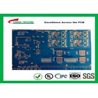 Buy cheap Blue Solder Mask 14 Layer GPS Circuit Board FR4 TG180 10 BGA PCB product