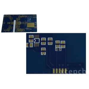 Buy cheap Rogers 4003 And FR4 PCB Board Blue Soldermask White Silkscreen 4 Layer Immersion Gold Board from wholesalers