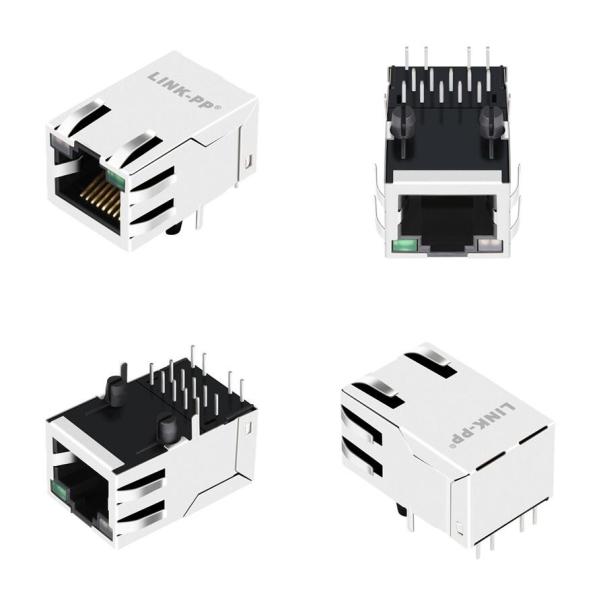 Buy cheap 10G Base-T Tab Up Single Port Magnetic RJ45 Jack 8 Core JXT7-1131NL from wholesalers