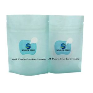 Buy cheap Custom Printing Zipper Tea Sachet Biodegradable Paper Pouch Packaging Bags from wholesalers