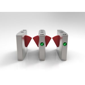 Buy cheap Retractable flap barrier gate with stainless steel housing for office building from wholesalers