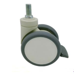 Buy cheap locking wheels pin caster rubber caster hospital bed wheel 120mm from wholesalers