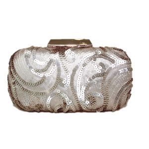 Buy cheap Multicolor Rose Gold Mesh Evening Bags Polyester Lining With 120cm Metal from wholesalers