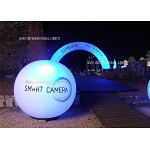 Intelligent Inflatable LED Lighting Decoration 50W 100W Sphere Shaped RGB /