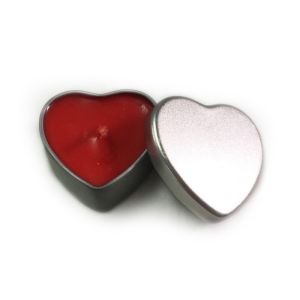 Buy cheap Plain mini heart shape candle tin from wholesalers
