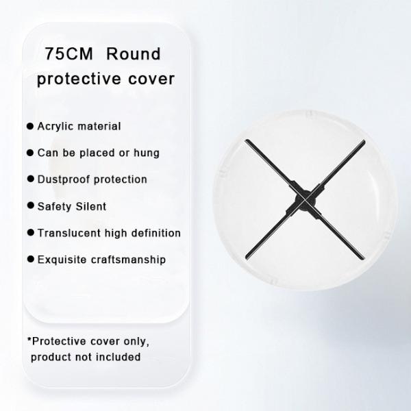 Fan Projector Hologram 74cm 3D Holo Fan For Real Estate Showcases