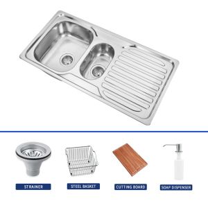 Buy cheap Rectangular Bowl Shape Topmount Kitchen Sink With 9 Inches Depth from wholesalers