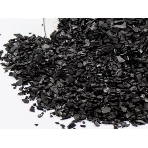 Black Granulated Activated Carbon , 350~450 G/L Granulated Activated Charcoal