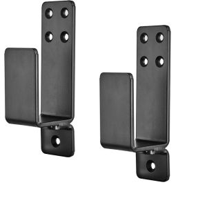 China 2x4 Bar Brackets for Door Reinforcement 2 Pack Drop Open Bar Holder Fit 2x4 Boards on sale