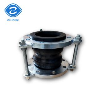 Buy cheap Twin Sphere Rubber Expansion Joint For Water Media Limit Tie Rods Pressure Booster Rings from wholesalers