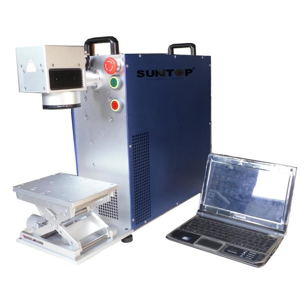 50w Portable Laser Marker, Fiber Laser Marking System For Lamps / Hardware