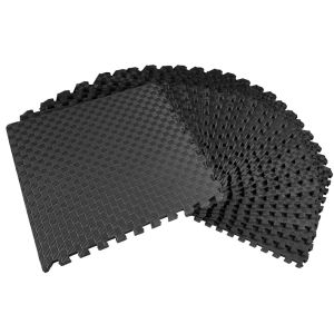 EVA Gym Mats 1" Extra Thick Puzzle Exercise Mat With Eva Foam Interlocking Tiles
