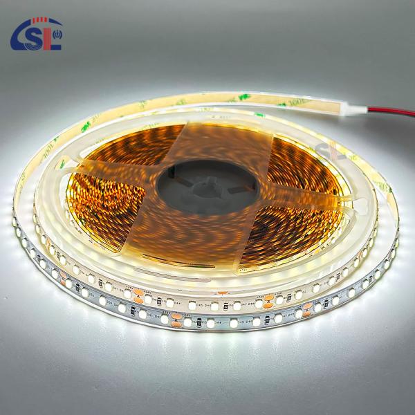 DC24V 12V SMD2835 Electroplate PCB 120Ds 8mm Ra 80 12000K LED Light Strip for