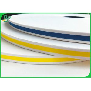 Buy cheap 14mm 15mm Slitting Size 60gsm 120gsm Full Black / White Paper For Drink Straws from wholesalers