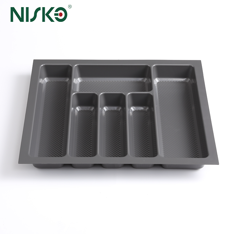 Buy cheap Kitchen Silverware Storage Box Utensil Drawer Insert Flatware Cutlery Tray Organiser from wholesalers