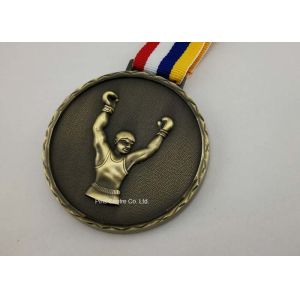Full 3D Antique Boxing Die Cast Medals Deutschordens Karnevalsorden With Soft