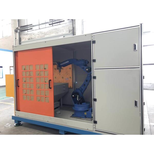 Quality 6KW Robotic Deburring Machine For Aluminum Kitchenware Burrs Removing for sale