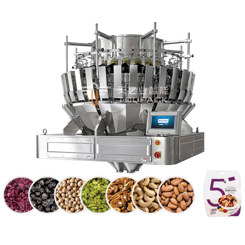 Buy cheap Automatic Bulk Snack Food Packaging Machine Biscuit Cookies Gummy Bag Pouch Filling Machine Mutlihead Weigher Packing Machine from wholesalers