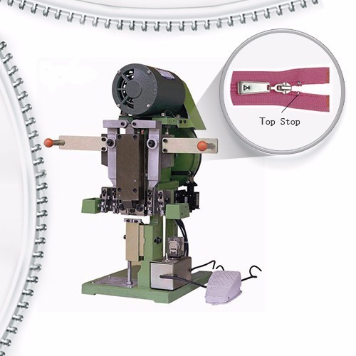 Semi Automatic Nylon Zipper Top Stop Machine with 1200pcs/60cm/H Output 220V 0