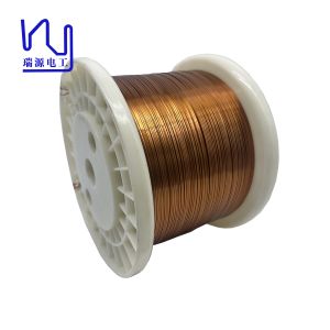 Buy cheap Certified Solid Rectangular Copper Wire AIW Insulation 1mm X 0.25mm 220℃ Industrial / Commercial from wholesalers
