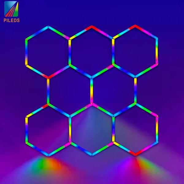 Buy cheap AC110V 230V RGB Washing Car Lamp Cellular LED Tube Car 4S Store Wide Pressure Workstation Lamp Bar Colorful LED Ambient from wholesalers