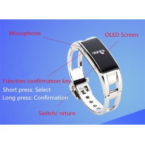 Luxury Gold Bluetooth 4.0 Bracelet Digital Smartband Wrist Smart Watch for