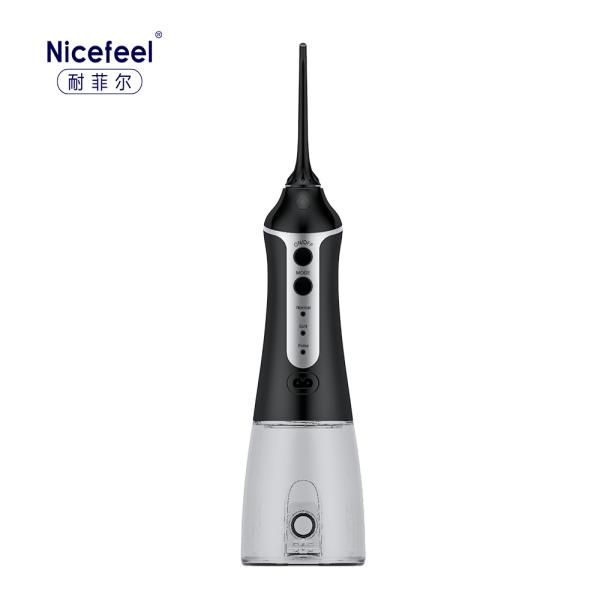 Quality Black 5W Nicefeel Water Flosser 1400mAh Battery Super Long Endurance for sale