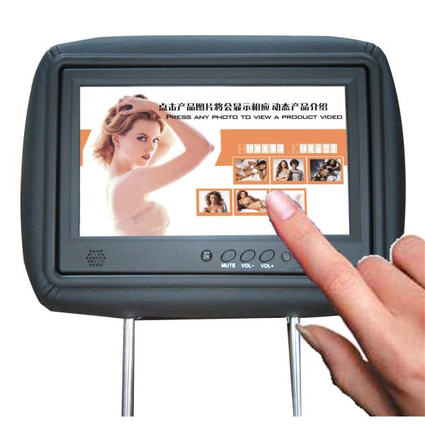 Patented 4G Lte Car Seat LCD Screen 10.1'' 500cd/m2 Brightness SD Card USB2.0