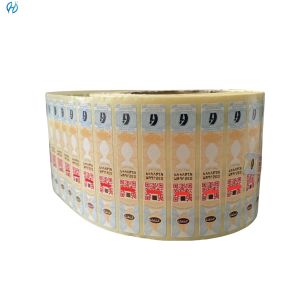 Buy cheap Paper Adhesive Customized Tax Stamp Anti Counterfeit Holographic Security Design from wholesalers