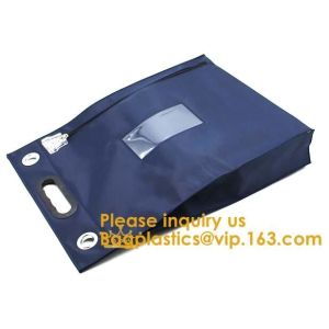 Buy cheap Bank Locking Document Security Bag Deposit Bank Bag Custom Multi Function Cash Money Reusable Deposit Security Locking B from wholesalers