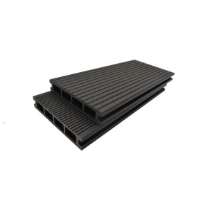 Outdoor Flooring Decoration Customized 75mm*25mm Wood Plastic Composite WPC