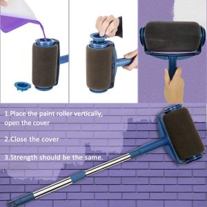 Buy cheap 8 Pcs Multifunction Paint Roller Set With Telescopic Pole from wholesalers
