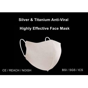 China Breathable FFP2 N95 Titanium Face Masks With Silver-Containing Fibres on sale