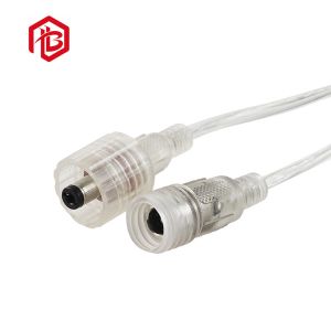 China DC5521 Male And Female Transparent Butt Socket Car LED Waterproof Connector on sale