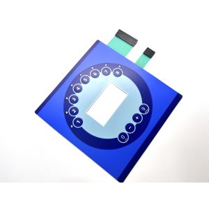 Grossly Transparent LCD Screen Round Tactile Switch With Metal Dome