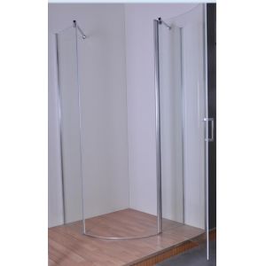 Single Hinged Door Quadrant Shower Enclosures With Double Fixed Panel