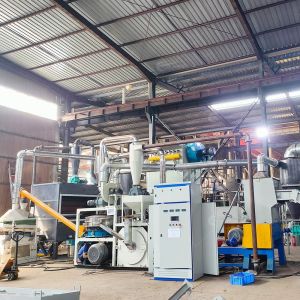 220V/380V Voltage Aluminum Frame Remove Machine for Scrap Solar Cell Processing