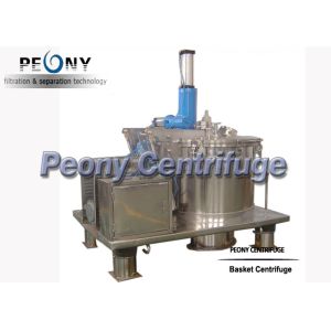 Automatic Scraper Bottom Discharge Pharmaceutical Centrifuge / Perforated Basket