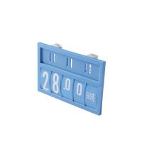Buy cheap Blue Supermarket Display Price Sign Board With Changable Figures 120*78mm product