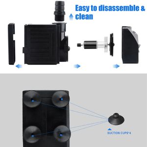 Aquarium Submersible Water Pump For Hydroponics Garden Waterfall Pond Fountain