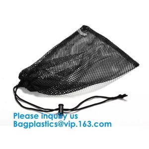 Buy cheap Durable Nylon Mesh Bag with Sliding Drawstring Cord Lock Closure,Large Black Mesh Bag ECO-FRIENDLY PREMIUM WASHABLE GROC from wholesalers